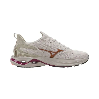 TÊNIS MIZUNO WAVE MIRAI 7 FEMININO - Bege/bronze