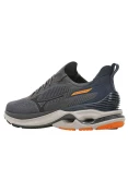 TÊNIS MIZUNO WAVE MIRAI 7 MASCULINO - Grafite/azul