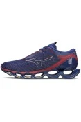 TÊNIS MIZUNO WAVE PROPHECY 12 MASCULINO - Marinho/vermelho