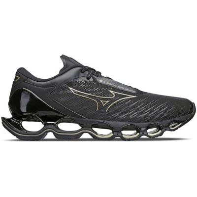 TÊNIS MIZUNO WAVE PROPHECY 12 MASCULINO - Preto/dourado