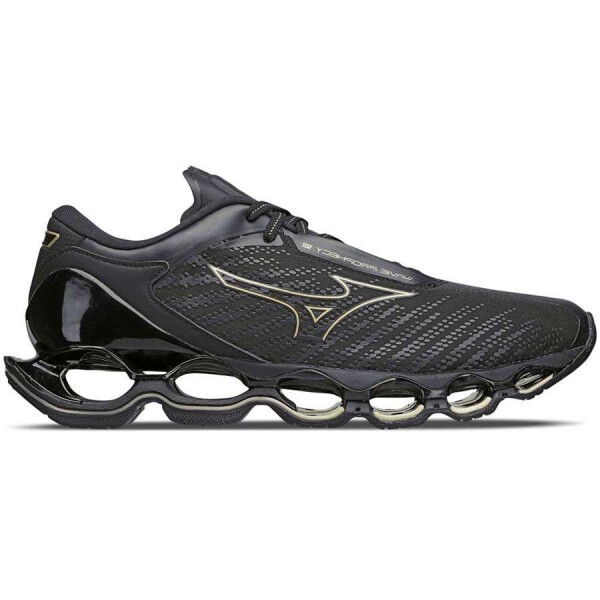 TÊNIS MIZUNO WAVE PROPHECY 12 MASCULINO - Preto/dourado