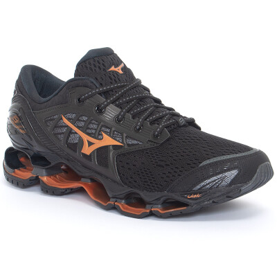TÊNIS MIZUNO WAVE PROPHECY 9 MASCULINO - Preto/bronze
