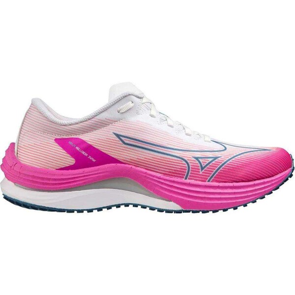 TÊNIS MIZUNO WAVE REBELLION FLASH FEMININO - Branco/pink