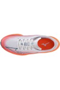 TÊNIS MIZUNO WAVE REBELLION FLASH MASCULINO - Branco/laranja