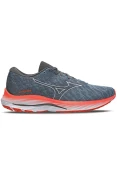 TÊNIS MIZUNO WAVE RIDER 26 MASCULINO - Azul/laranja