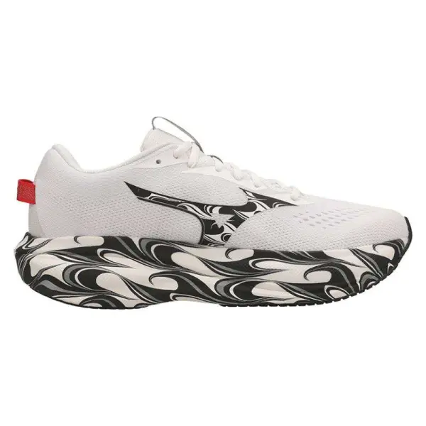 TÊNIS MIZUNO WAVE RIDER 30 DISCLOSURE UNISSEX - Branco/preto