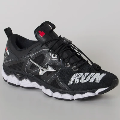 TÊNIS MIZUNO WAVE SKY 2 TRI IRONMAN MASCULINO - Preto/branco