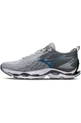 TÊNIS MIZUNO WAVE STRATOS MASCULINO - Cinza/azul TÊNIS MIZUNO WAVE STRATOS MASCULINO - Cinza/azul