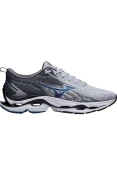 TÊNIS MIZUNO WAVE STRATOS MASCULINO - Cinza/azul TÊNIS MIZUNO WAVE STRATOS MASCULINO - Cinza/azul