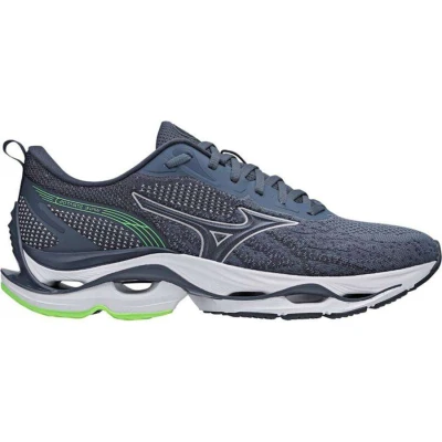 TÊNIS MIZUNO WAVE STRATOS MASCULINO - Marinho/verde TÊNIS MIZUNO WAVE STRATOS MASCULINO - Marinho/verde