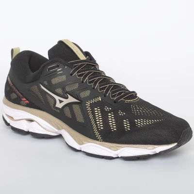 TÊNIS MIZUNO WAVE ULTIMA 11 REMBRANTS - Preto/dourado TÊNIS MIZUNO WAVE ULTIMA 11 REMBRANTS - Preto/dourado