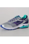 TÊNIS MIZUNO WAVE ULTIMA 9 FEMININO - Prata/roxo TÊNIS MIZUNO WAVE ULTIMA 9 FEMININO - Prata/roxo