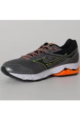 TÊNIS MIZUNO WAVE ULTIMA 9 MASCULINO - Grafite/laranja TÊNIS MIZUNO WAVE ULTIMA 9 MASCULINO - Grafite/laranja