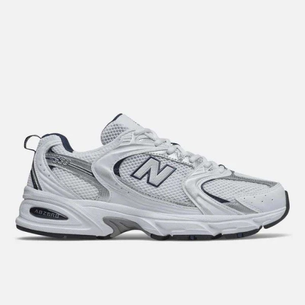 TÊNIS NEW BALANCE 530 UNISSEX - Branco/prata