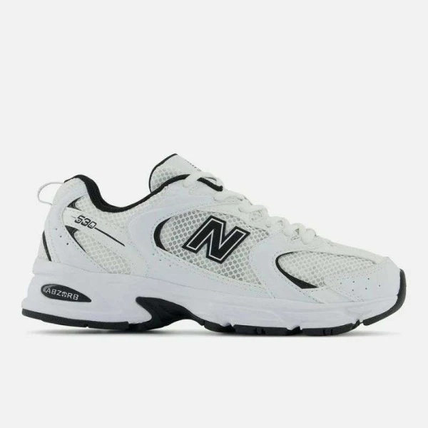 TÊNIS NEW BALANCE 530 UNISSEX - Branco/preto