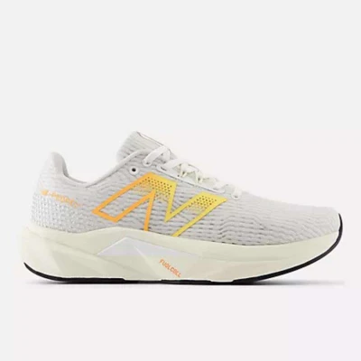 TÊNIS NEW BALANCE FUELCELL PROPEL V5 FEMININO - Branco/laranja