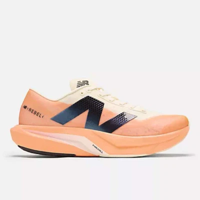 TÊNIS NEW BALANCE FUELCELL REBEL V4 MASCULINO - Laranja/bege