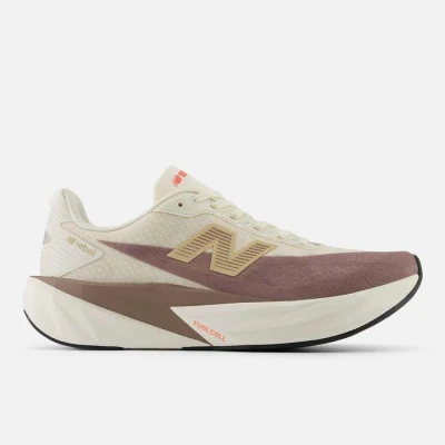 TÊNIS NEW BALANCE FUELCELL REBEL V5 FEMININO - Bege/marrom