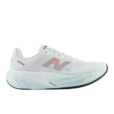 TÊNIS NEW BALANCE FUELCELL REBEL V5 FEMININO - Branco/rosa