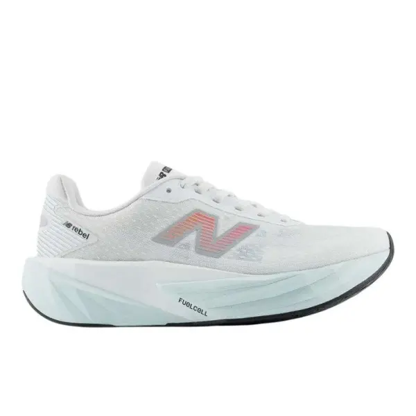 TÊNIS NEW BALANCE FUELCELL REBEL V5 FEMININO - Branco/rosa