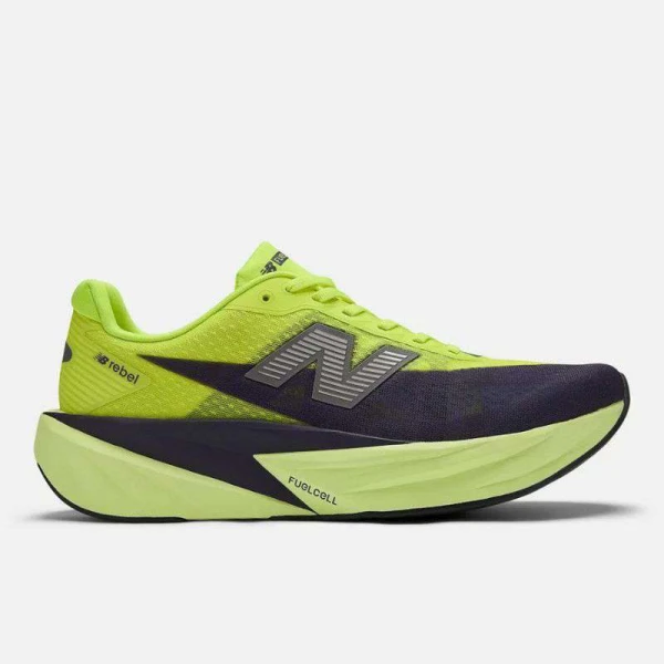 TÊNIS NEW BALANCE FUELCELL REBEL V5 MASCULINO - Verde/roxo