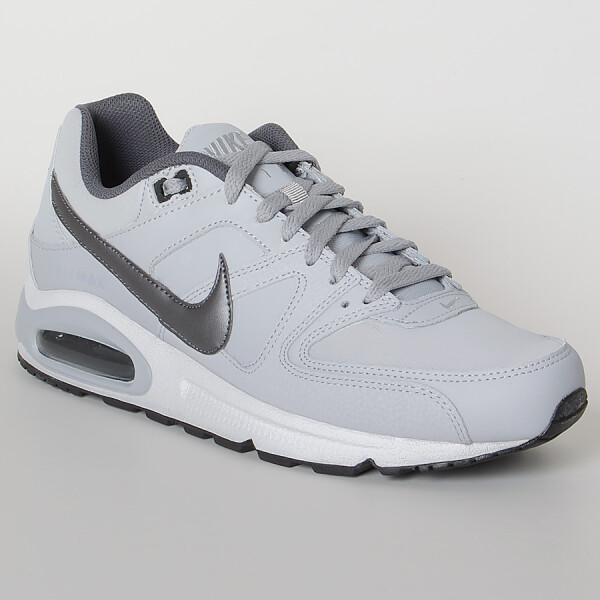 TÊNIS NIKE AIR MAX COMMAND LEATHER MASCULINO - Cinza/branco