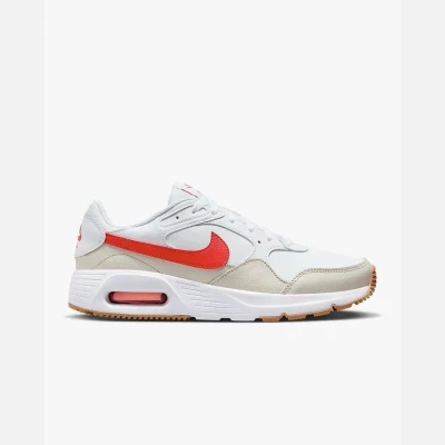 TÊNIS NIKE AIR MAX SC MASCULINO - Branco/laranja
