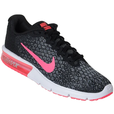 TÊNIS NIKE AIR MAX SEQUENT 2 FEMININO - Preto/pink TÊNIS NIKE AIR MAX SEQUENT 2 FEMININO - Preto/pink