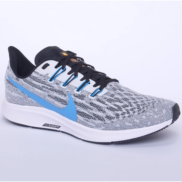 TÊNIS NIKE AIR ZOOM PEGASUS 36 MASCULINO - Cinza/azul TÊNIS NIKE AIR ZOOM PEGASUS 36 MASCULINO - Cinza/azul