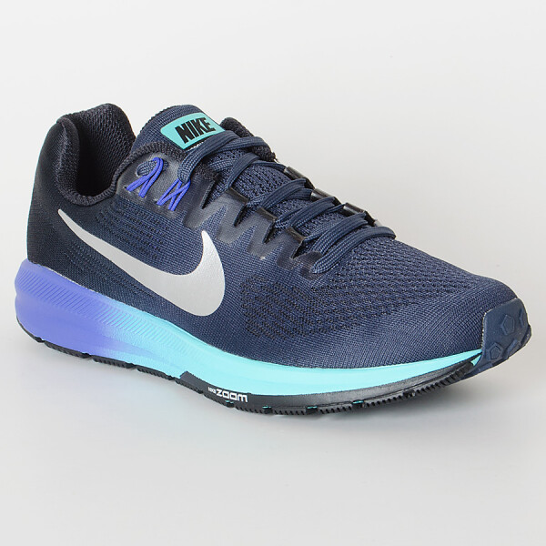 TÊNIS NIKE AIR ZOOM STRUCTURE 21 FEMININO - Marinho/prata