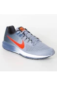 TÊNIS NIKE AIR ZOOM STRUCTURE 21 MASCULINO - Azul/laranja