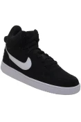 TÊNIS NIKE CANO ALTO COURT BOROUGH MID FEMININO - Preto/branco TÊNIS NIKE CANO ALTO COURT BOROUGH MID FEMININO - Preto/branco