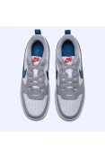 TÊNIS NIKE COURT BOROUGH LOW 2 (GS) JUVENIL - Branco/azul