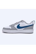 TÊNIS NIKE COURT BOROUGH LOW 2 (GS) JUVENIL - Branco/azul