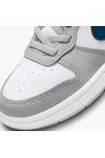 TÊNIS NIKE COURT BOROUGH LOW 2 (PSV) INFANTIL - Branco/azul