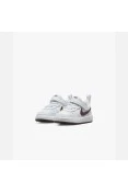 TÊNIS NIKE COURT BOROUGH LOW RECRAFT BABY INFANTIL - Branco/bordo