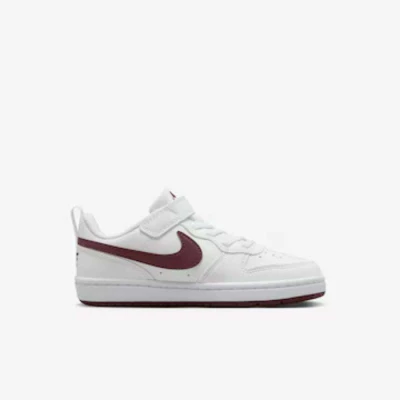 TÊNIS NIKE COURT BOROUGH LOW RECRAFT INFANTIL - Branco/marrom