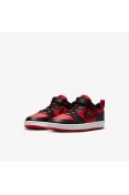 TÊNIS NIKE COURT BOROUGH LOW RECRAFT INFANTIL - Preto/vermelho
