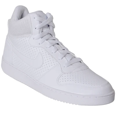 TÊNIS NIKE COURT BOROUGH MID MASCULINO - Branco