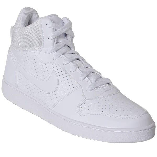 TÊNIS NIKE COURT BOROUGH MID MASCULINO - Branco