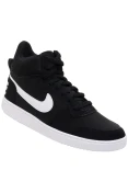 TÊNIS NIKE COURT BOROUGH MID MASCULINO - Preto/branco