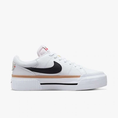 TÊNIS NIKE COURT LEGACY LIFT FEMININO - Branco/preto