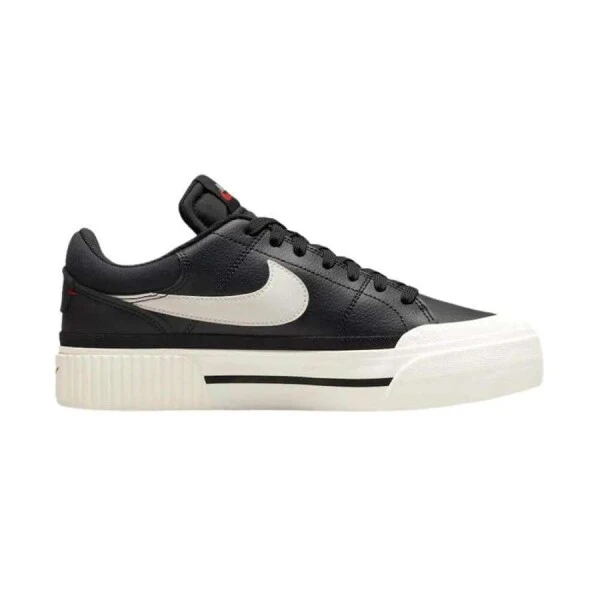 TÊNIS NIKE COURT LEGACY LIFT FEMININO - Preto/bege