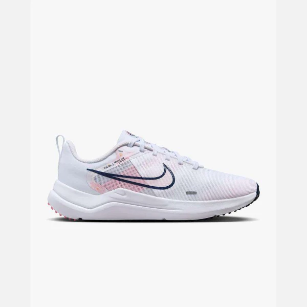 TÊNIS NIKE DOWNSHIFTER 12 PREMIUM FEMININO - Branco/rosa TÊNIS NIKE DOWNSHIFTER 12 PREMIUM FEMININO - Branco/rosa