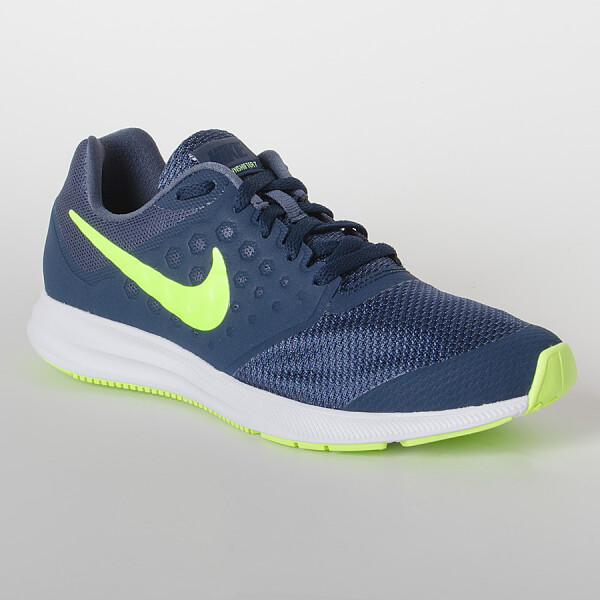 TÊNIS NIKE DOWNSHIFTER 7 GS INFANTIL - Marinho/amarelo