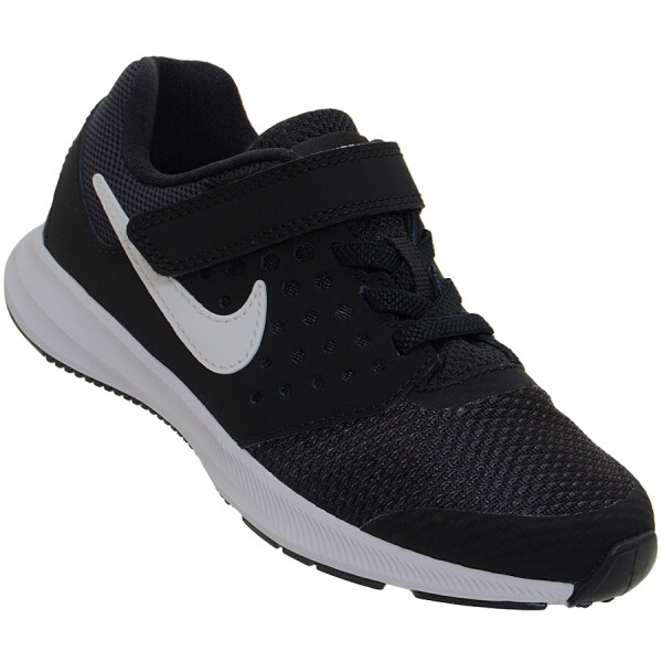 TÊNIS NIKE DOWNSHIFTER 7 PSV INFANTIL - Preto/branco