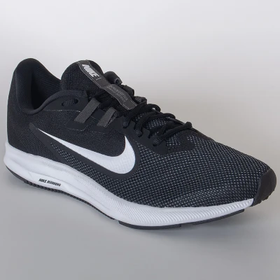 TÊNIS NIKE DOWNSHIFTER 9 MASCULINO - Preto/branco TÊNIS NIKE DOWNSHIFTER 9 MASCULINO - Preto/branco