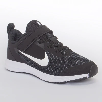 TÊNIS NIKE DOWNSHIFTER 9 PSV INFANTIL - Preto/branco TÊNIS NIKE DOWNSHIFTER 9 PSV INFANTIL - Preto/branco