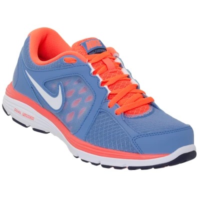 TÊNIS NIKE DUAL FUSION RUN MSL FEMININO - Azul celeste/laranja TÊNIS NIKE DUAL FUSION RUN MSL FEMININO - Azul celeste/laranja