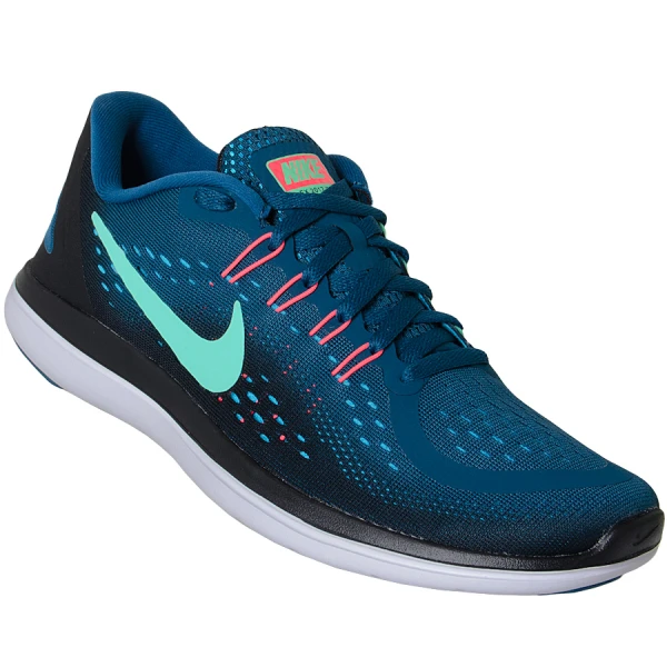 TÊNIS NIKE FLEX 2017 RN FEMININO - Azul/preto TÊNIS NIKE FLEX 2017 RN FEMININO - Azul/preto